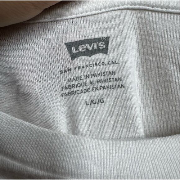 Flocked Logo Graphic Tee Shirt Large - Picture 3 of 3